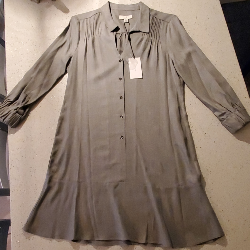 Halston Dress-Grey